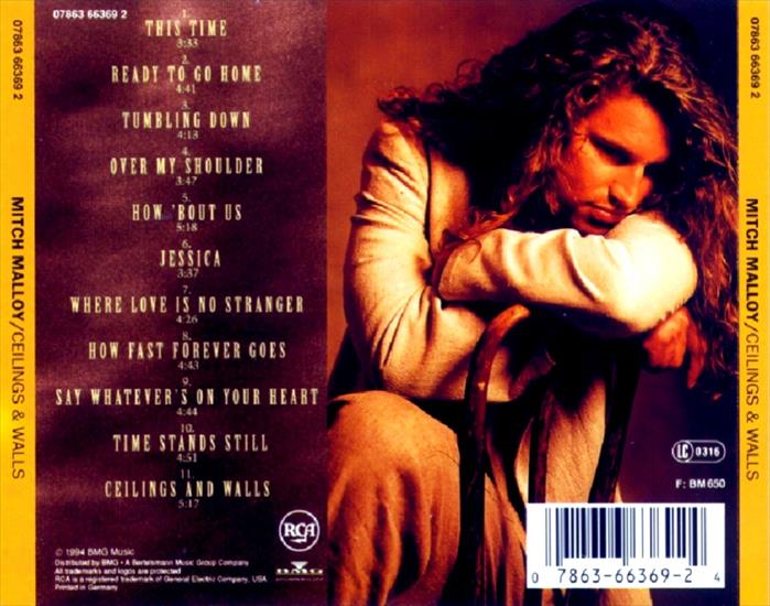 CD BACK COVER - CD BACK COVER - MITCH MALLOY - Ceilings  Walls.bmp